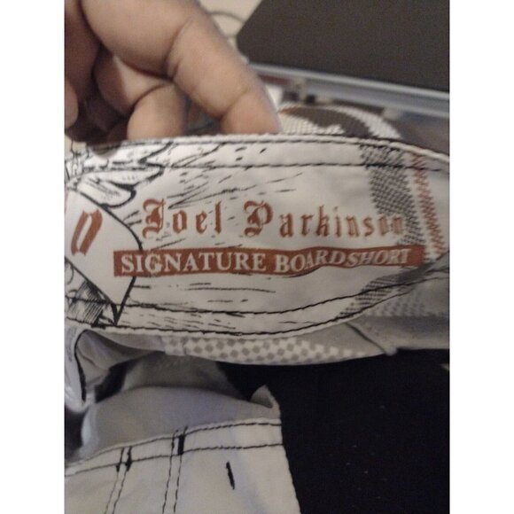 Billabong Parko Joel Parkinson Brown Signature Board Shorts Swim Trunks Mens 26 - Picture 9 of 10